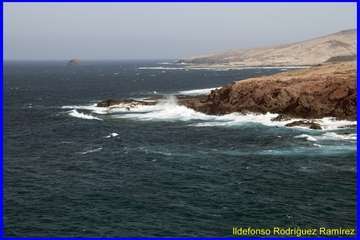 Las coladas de la costa sur de Telde datan de hace 3,8 millones de años (Foto Ildefonso Rodríguez)